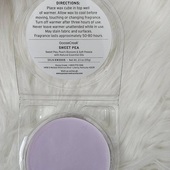 Goose Creek Sweet Pea Soy And Essential Oil Wax Melts NEW - Picture 3 of 3